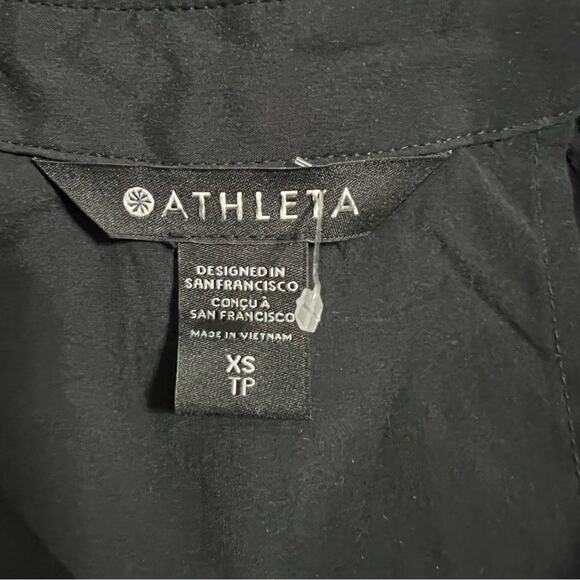 Athleta Black Performance Poplin Dress Size Extra Small XS - Picture 5 of 9